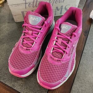 Ryka Women's Sneakers Walking with Comfort Surround System-Glide Pink Size 9.5
